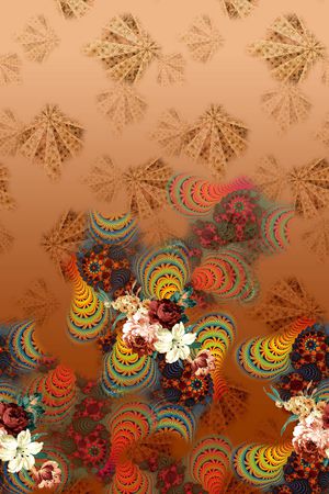 几何印花花型图片