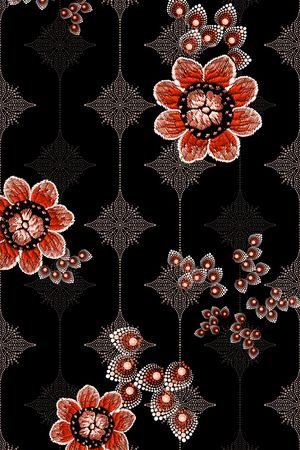 几何印花花型图片