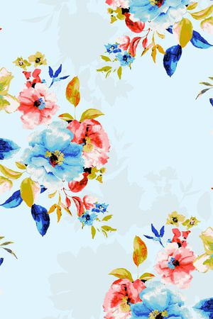 花卉印花花型图片