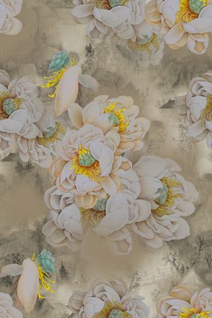 花卉印花花型图片