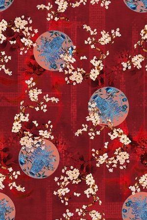 花卉印花花型图片
