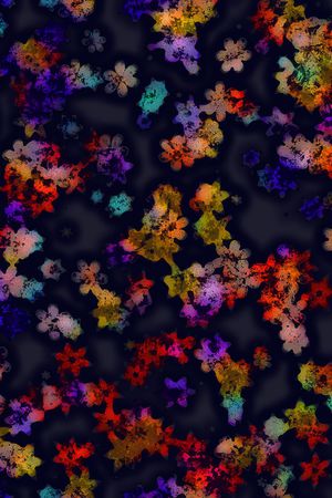 纹理印花花型图片