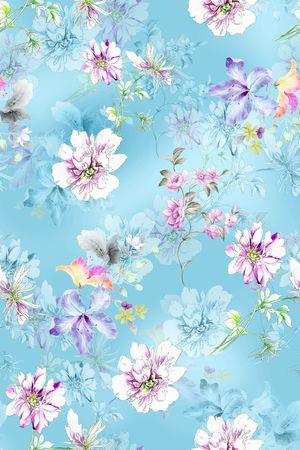 花卉印花花型图片