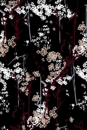 花卉印花花型图片