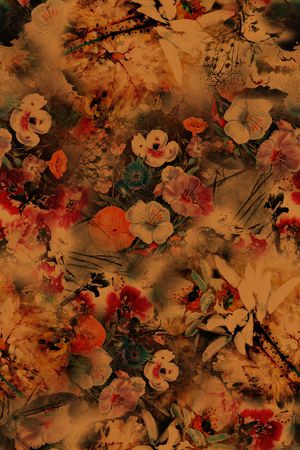 花卉印花花型图片