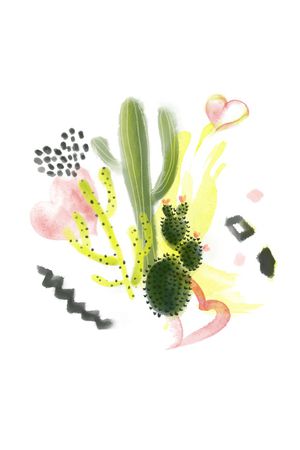 爱心印花花型图片