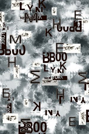 字母印花花型图片