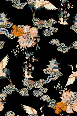 花卉印花花型图片