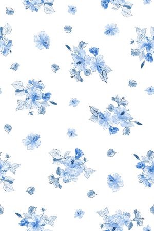花卉印花花型图片