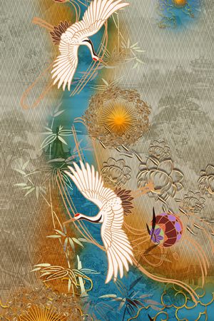 定位花印花花型图片