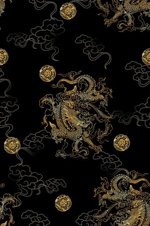 唐装印花花型图片