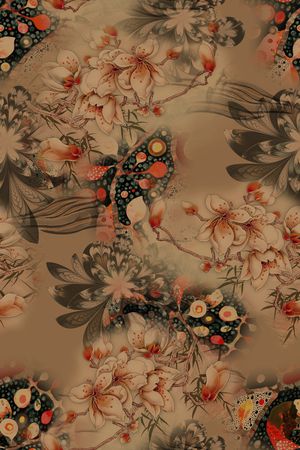 花卉印花花型图片