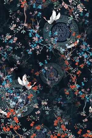 花卉印花花型图片