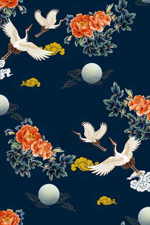 花卉印花花型图片