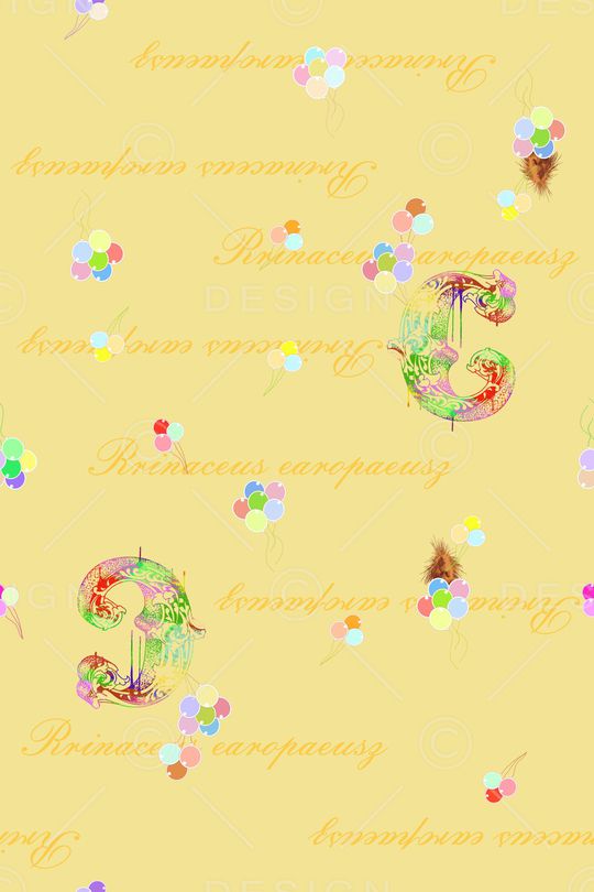 字母印花花型图片