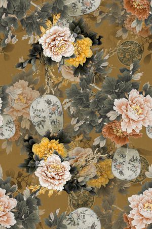 花卉印花花型图片