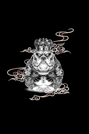 胸前独幅印花花型图片