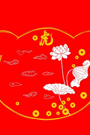 定位花印花花型图片
