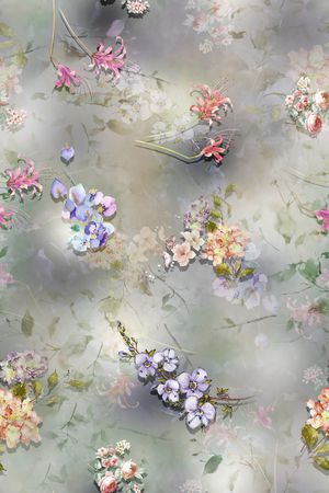 花卉印花花型图片