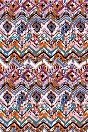 几何印花花型图片