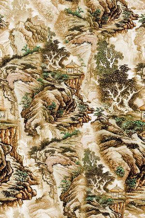 中国风印花花型图片