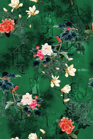花卉印花花型图片