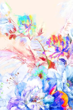 数码花型印花花型图片