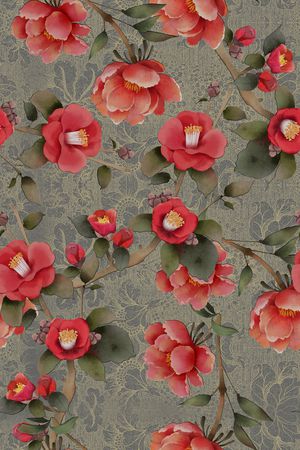 中国风印花花型图片