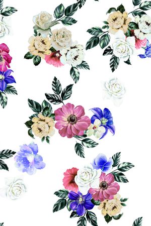 数码花型印花花型图片