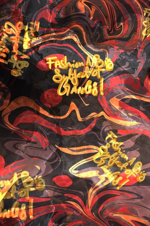 字母印花花型图片