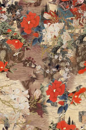 花卉印花花型图片