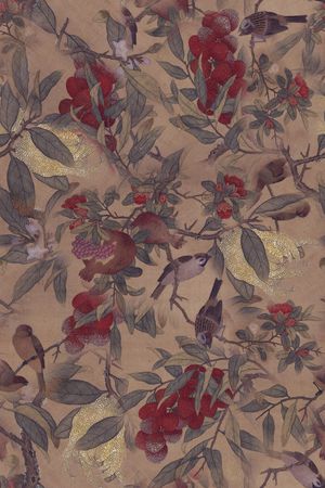 花鸟印花花型图片