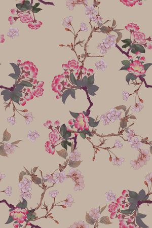 香云纱印花花型图片