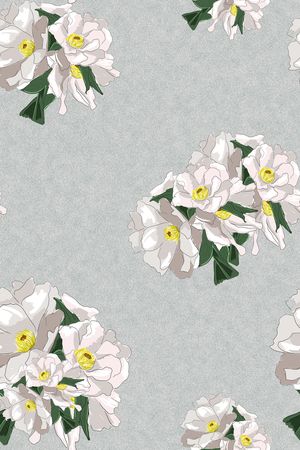 花卉印花花型图片