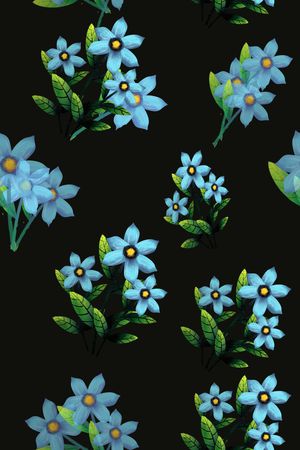 定位花印花花型图片