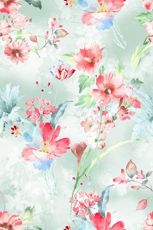 花卉印花花型图片