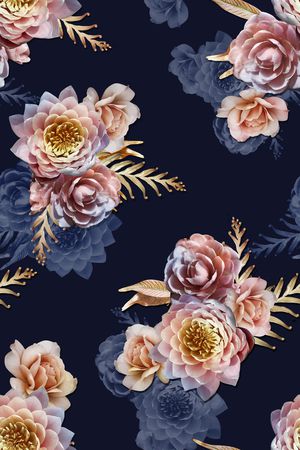 纸印花印花花型图片