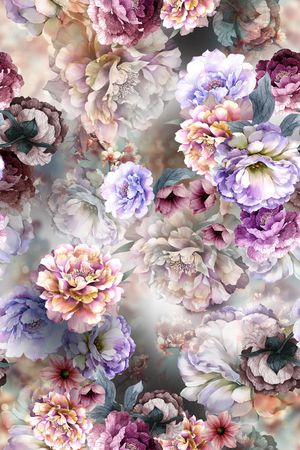 花卉印花花型图片
