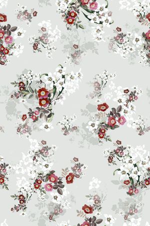 花卉印花花型图片
