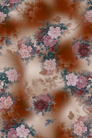 香云纱印花花型图片