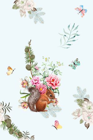 时尚印花花型图片
