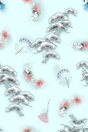 时尚印花花型图片