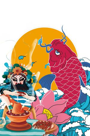 定位花印花花型图片