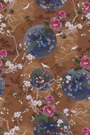 香云纱印花花型图片