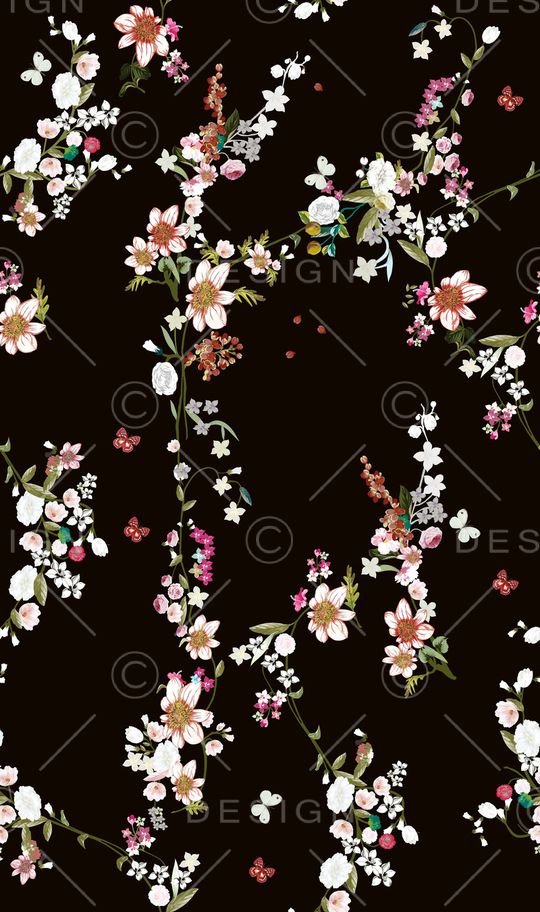 数码花型印花花型图片