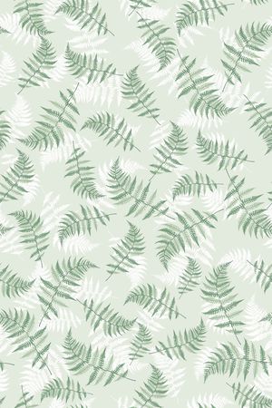 绿植树叶印花花型图片