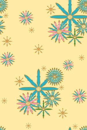 花卉印花花型图片