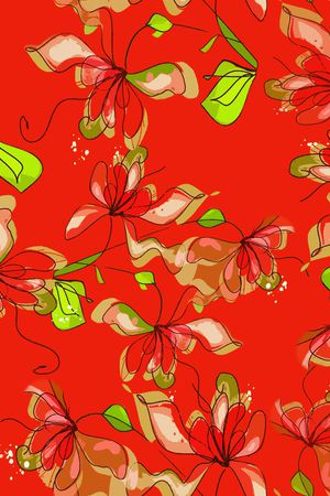 花卉印花花型图片