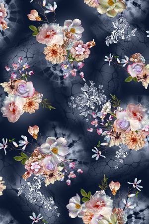 花卉印花花型图片