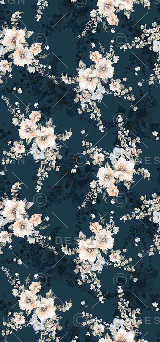 定位花印花花型图片